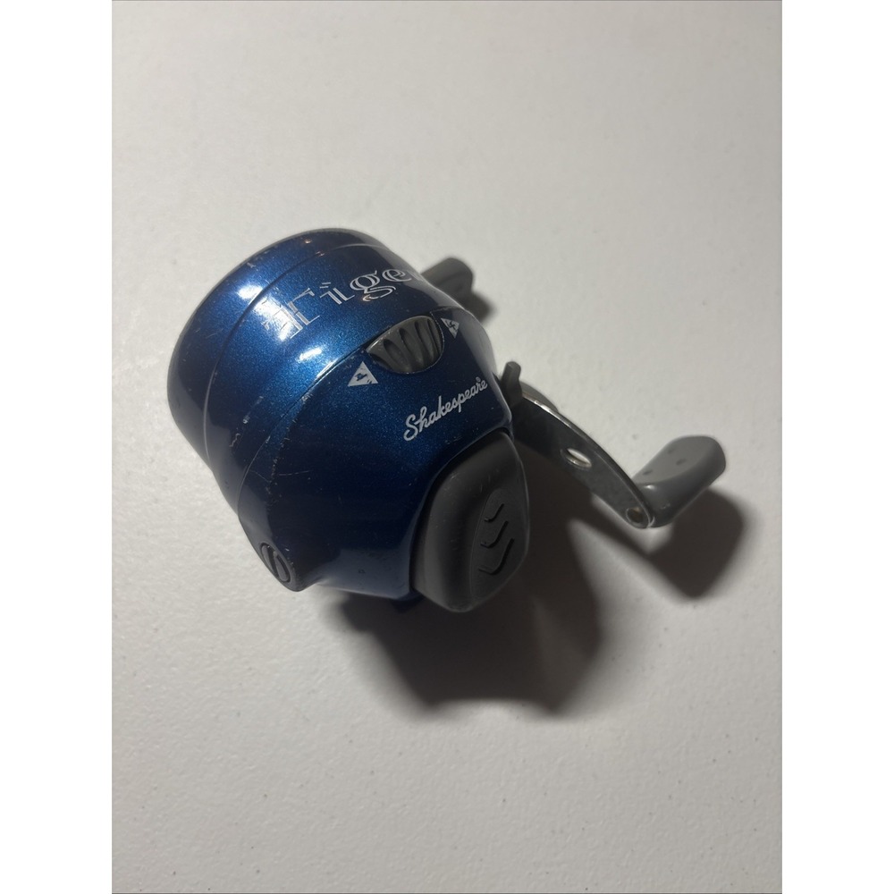 Shakespeare Tiger Spincast Fishing Reel Blue 3.2:1 Gear Ratio TIGER20